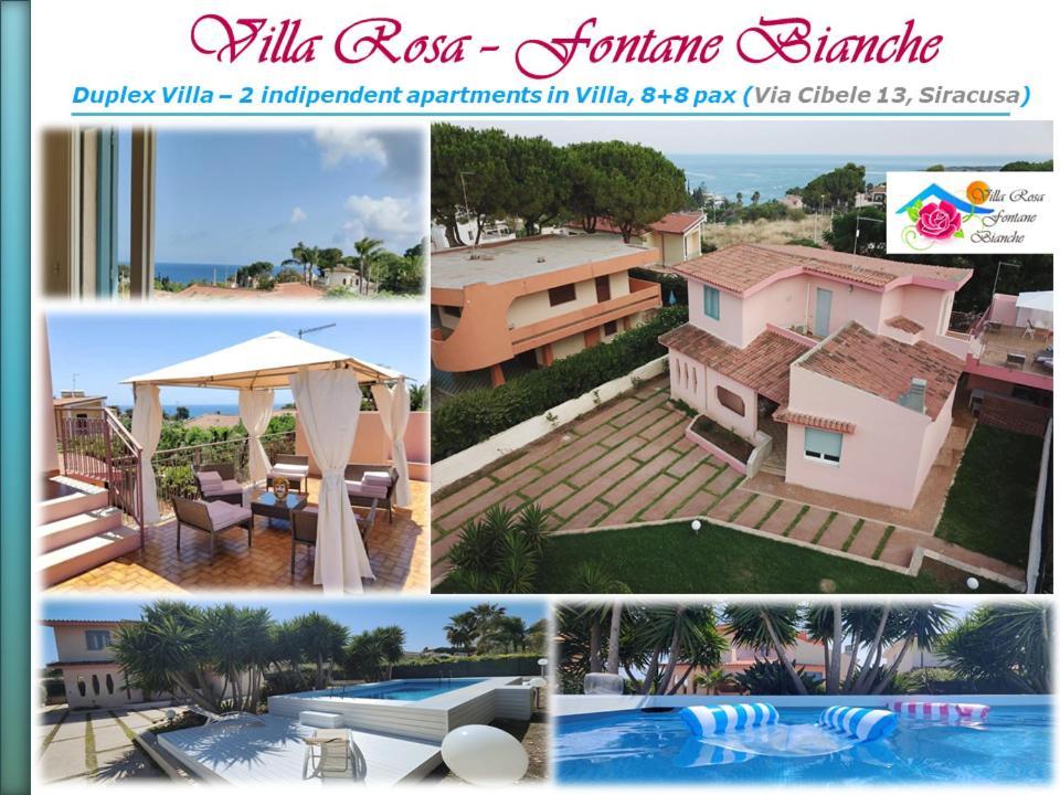 Pool Seaside Relais, Deluxe Villas - Ninfea, Marea, Rosa E Cassiopea Fontane Bianche Exterior foto